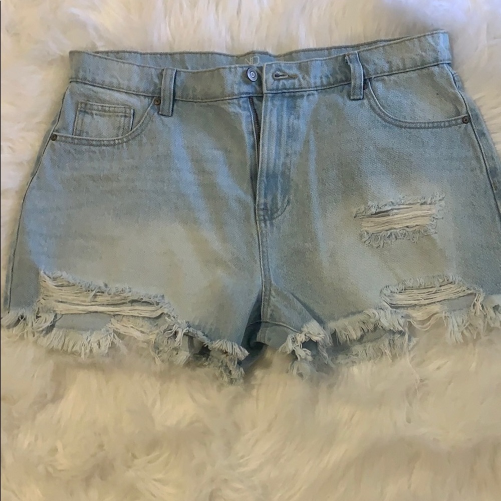 High rise shorts